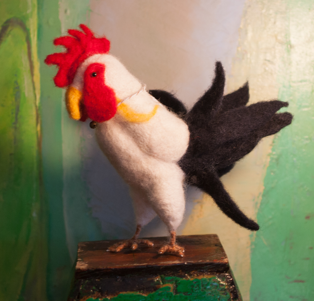 Danielle's acorns reminded me of the work of my lifelong friend, Lisa Ghriskey. Lisa is an amazing multimedia artist. If you are interested in seeing more of her beautiful felt animals you can contact me. 